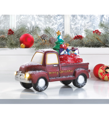 LIGHT-UP TOY DELIVERY TRUCK