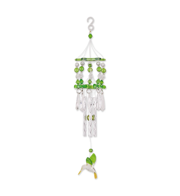 GREEN HUMMINGBIRD CHIMES