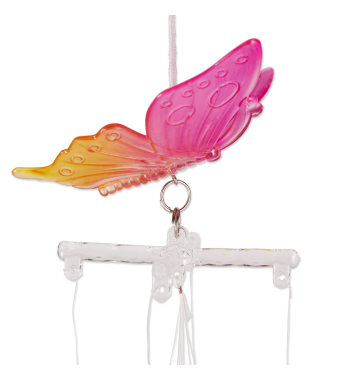 RAINBOW BUTTERFLY WIND CHIMES
