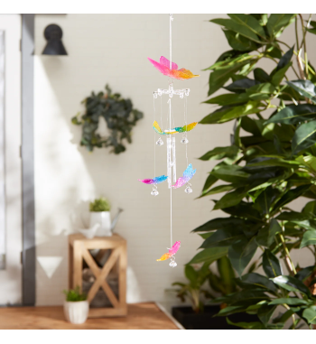 RAINBOW BUTTERFLY WIND CHIMES