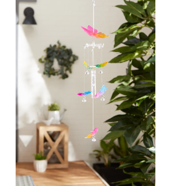 RAINBOW BUTTERFLY WIND CHIMES