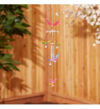RAINBOW BUTTERFLY WIND CHIMES