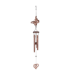 BUTTERFLY AND HEART WIND CHIMES