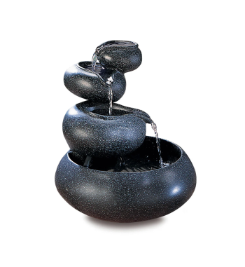FOUR-TIER TABLETOP FOUNTAIN (INCL. PUMP)