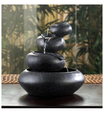 FOUR-TIER TABLETOP FOUNTAIN (INCL. PUMP)