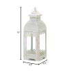 WHITE LACE VICTORIAN STYLE LANTERN