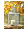 SILVER SCROLLWORK CANDLE LANTERN