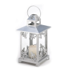 SILVER SCROLLWORK CANDLE LANTERN