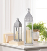 SMALL SILVER MOROCCAN STYLE LANTERN
