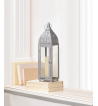 SMALL SILVER MOROCCAN STYLE LANTERN