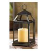 RUSTIC SILVER CONTEMPORARY LANTERN