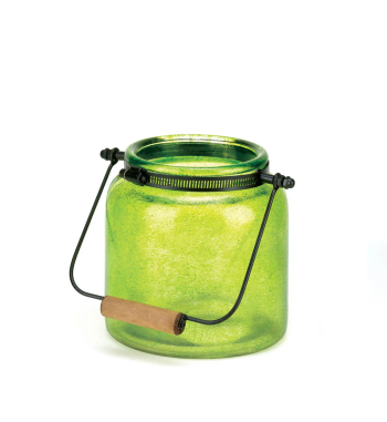 GREEN JAR CANDLE LANTERN