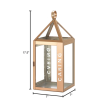 LARGE ROSE METAL CARING LANTERN
