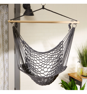 GRAY HAMMOCK CHAIR