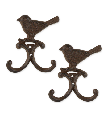 BIRD WALL HOOK SET/2