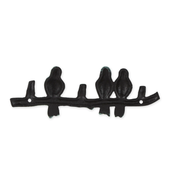 BIRDS ON A BRANCH WALL HOOK SET/2