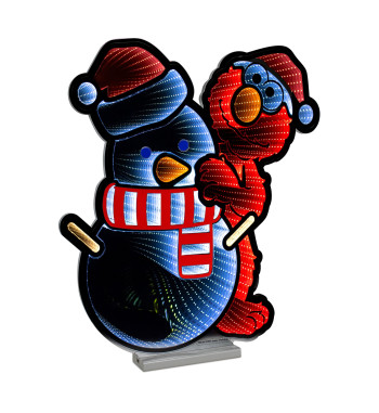 Sesame Street Elmo with Snowman Ekkolight