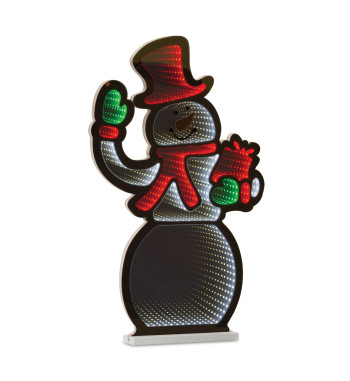 Snowman w/Present Infinity Light