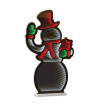 Snowman w/Present Infinity Light