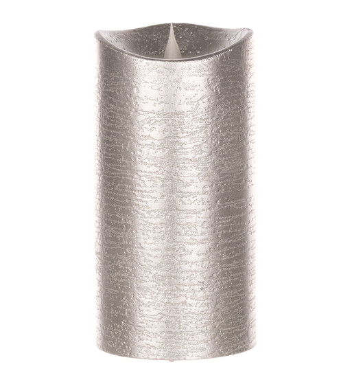 Silver Simplux LED Designer Candle (Set of 2)