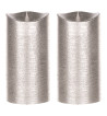 Silver Simplux LED Designer Candle (Set of 2)