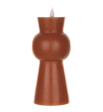 Simplux LED Designer Candle - Medium (Terracotta) (Set of 2)