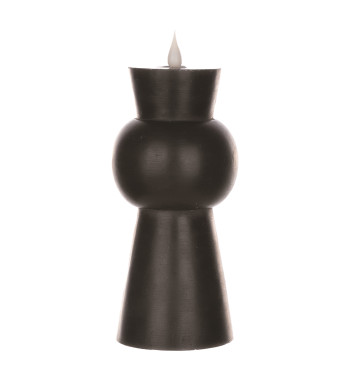 Simplux LED Designer Candle - Medium (Black) (Set of 2)