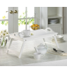 WHITE FOLDING TRAY