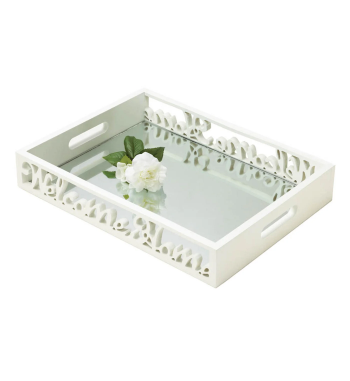 WELCOME HOME MIRROR TRAY