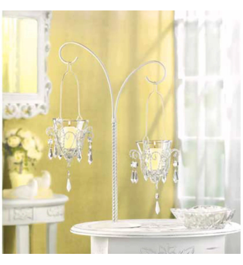 MINI-CHANDELIER VOTIVE STAND