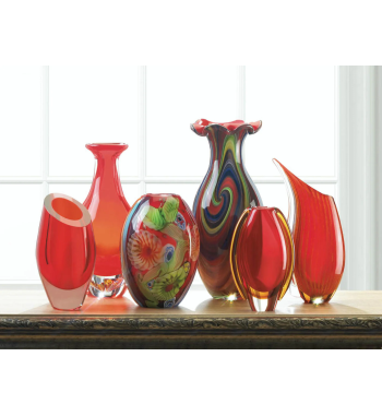 SUNFIRE GLASS VASE
