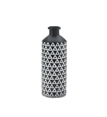 MAZARA BLACK AND WHITE VASE