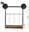 WALL SHELF WITH VASES