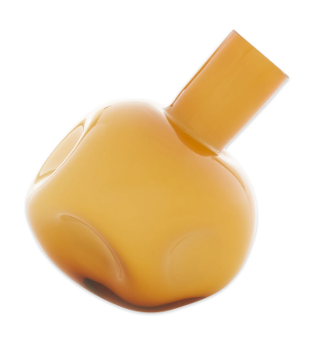 YELLOW ABSTRACT VASE