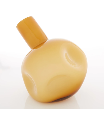 YELLOW ABSTRACT VASE