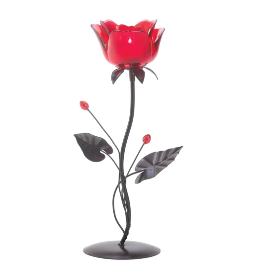 ROMANTIC ROSE VOTIVE HOLDER