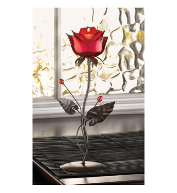 ROMANTIC ROSE VOTIVE HOLDER