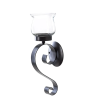 SCROLLING CANDLE SCONCE