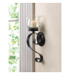 SCROLLING CANDLE SCONCE