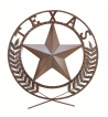 TEXAS STAR WALL PLAQUE