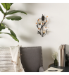 AMBER LILIES CANDLE WALL SCONCE