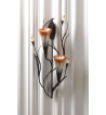 DAWN LILIES CANDLE WALL SCONCE