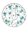 PEACOCK PLUMES CIRCULAR WALL SCONCE