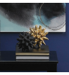 STORICO GOLD AND BLACK SPIKE SCULPTURES
