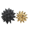 STORICO BLACK AND GOLD SPIKE SCULPTURES
