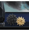 STORICO BLACK AND GOLD SPIKE SCULPTURES