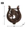 HORSESHOE CAST IRON DOOR KNOCKER