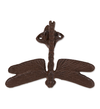 DRAGONFLY CAST IRON DOOR KNOCKER