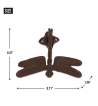DRAGONFLY CAST IRON DOOR KNOCKER