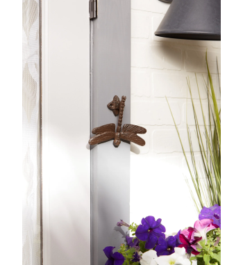 DRAGONFLY CAST IRON DOOR KNOCKER
